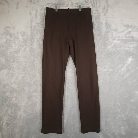Vince Womens Pants Dress Career Brown S Mid Rise Flat Front Wool Blend Small New - Picture 2 of 11